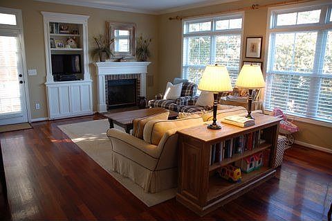 Family Room with Custom Features