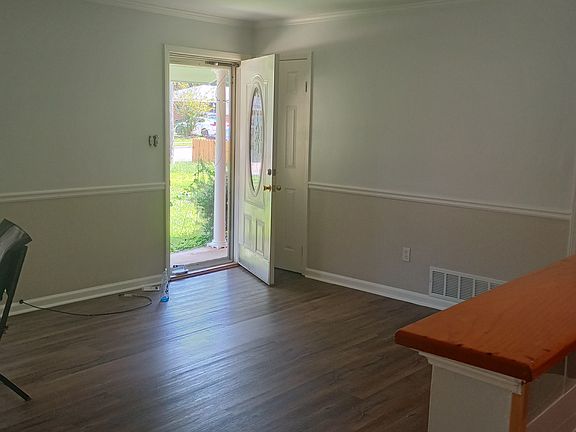 Living room and kitchen