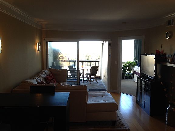 Living area & balcony