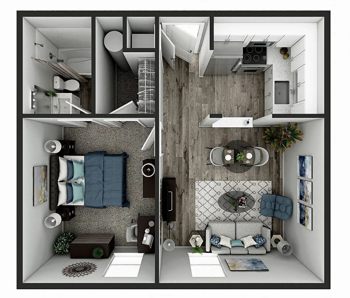Floor plan 1X1