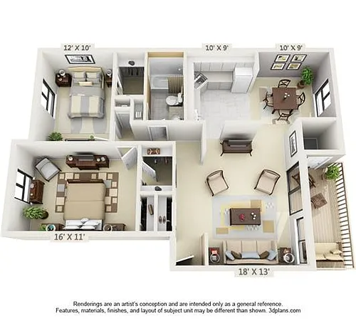 Floor plan The Edward