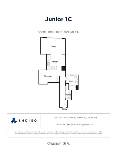 Floor plan JR1 C