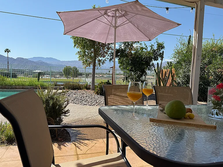 Breakfast with a view