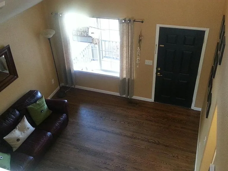 Front room from upstairs hall