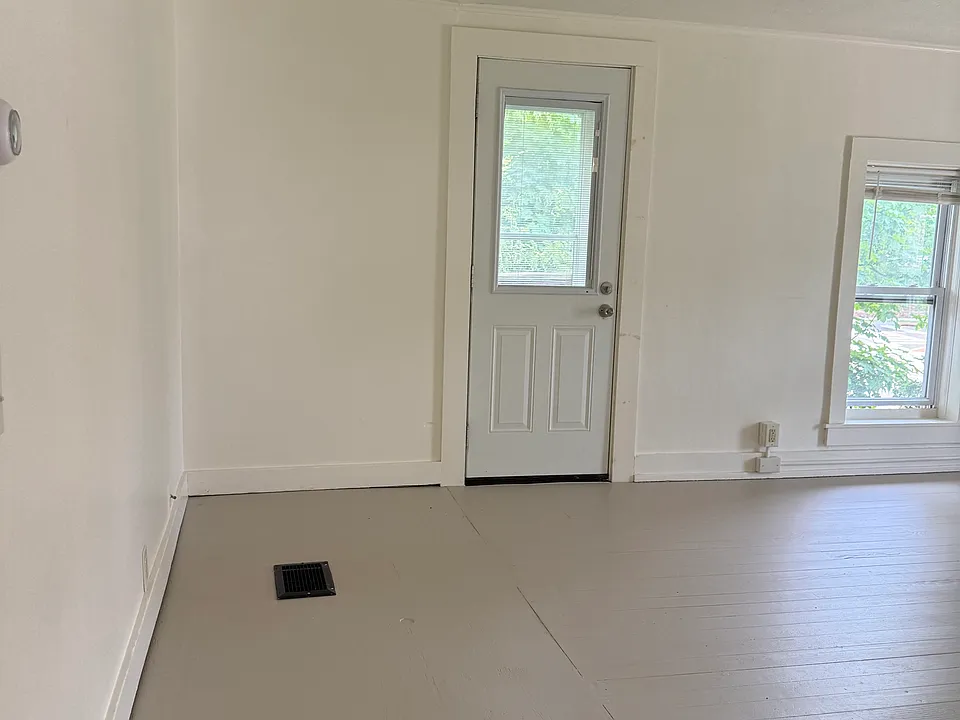 livingroom and door to fire escape