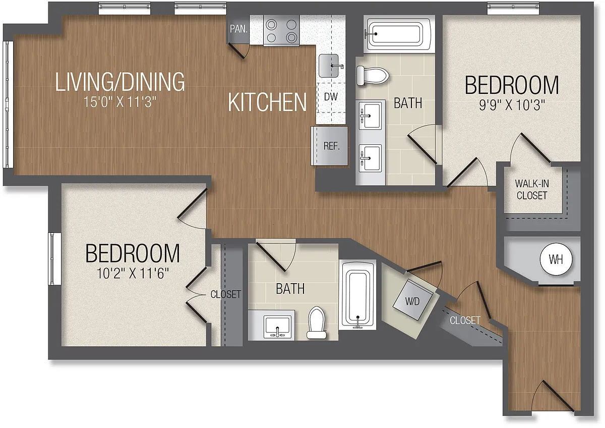 Floor plan D4