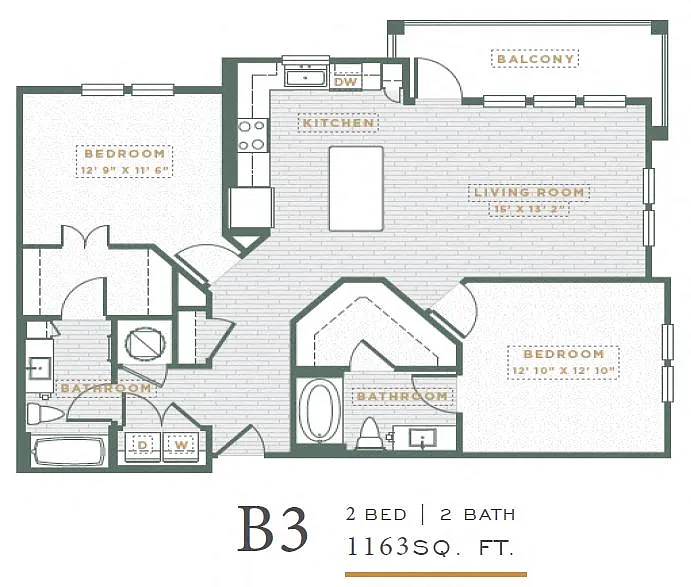 Floor plan B3
