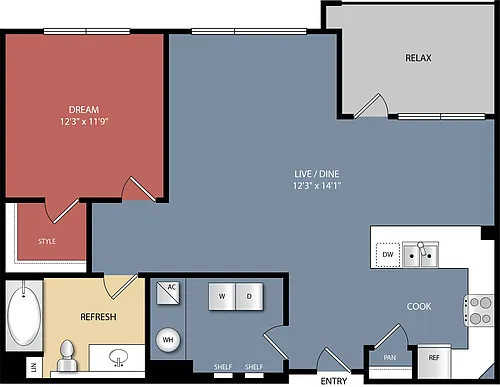 Floor plan A1A