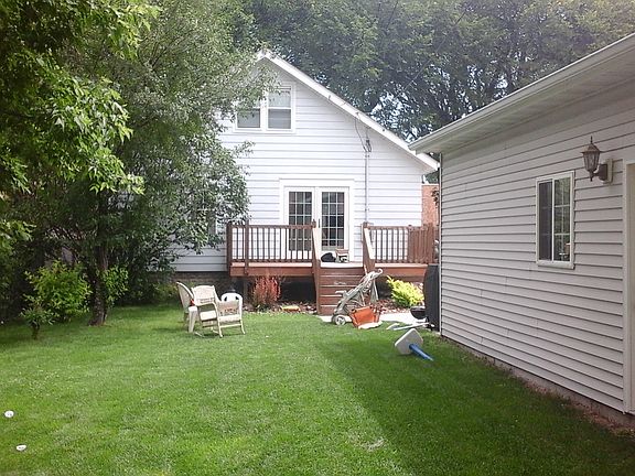 Spacious backyard