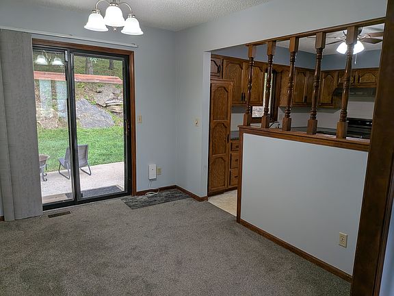 dining room and kitchen