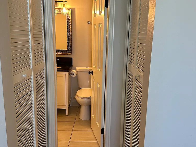 Closet and bath for lease