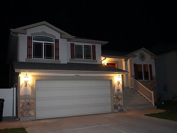Front Elevation at Night