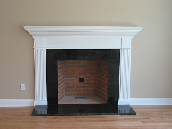granite fireplace