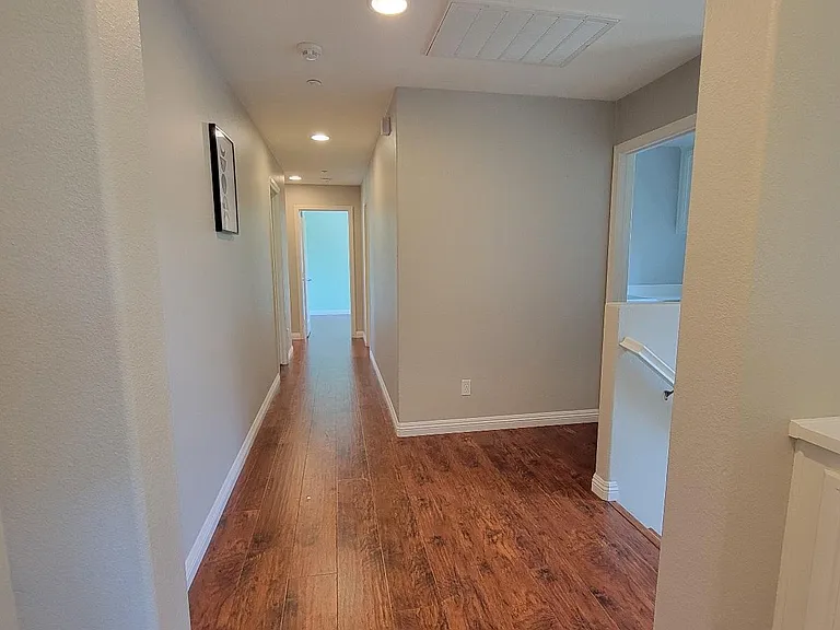 Hallway view from master bedroom side