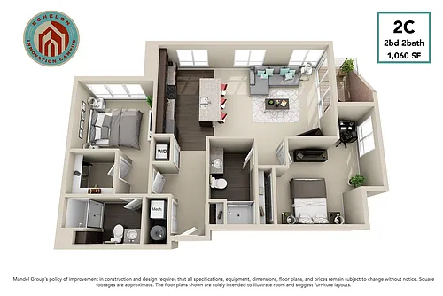 Floor plan 2C