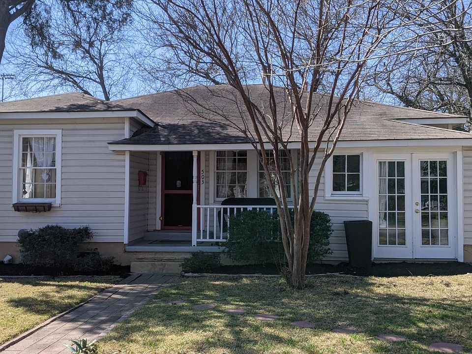 Front of house, March 2022