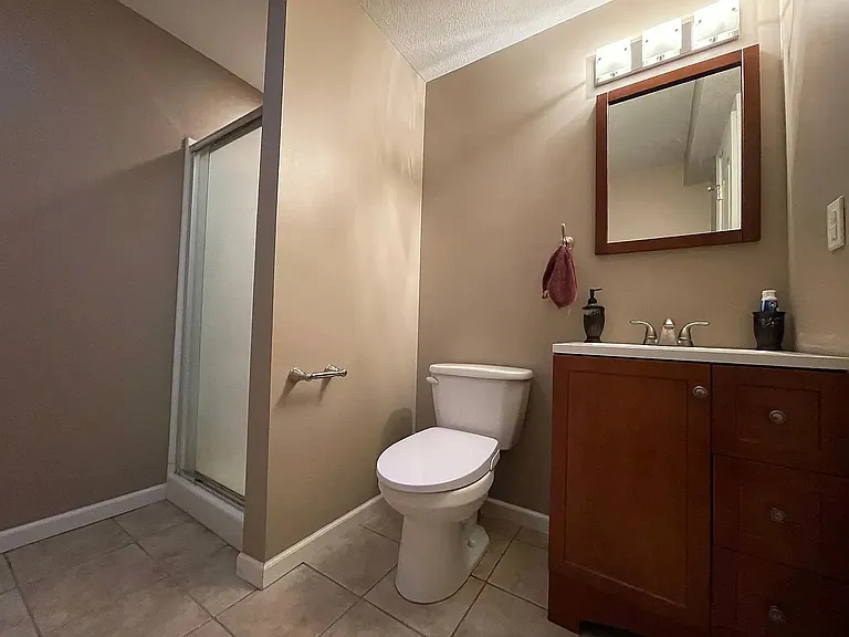 Full Bath in Basement