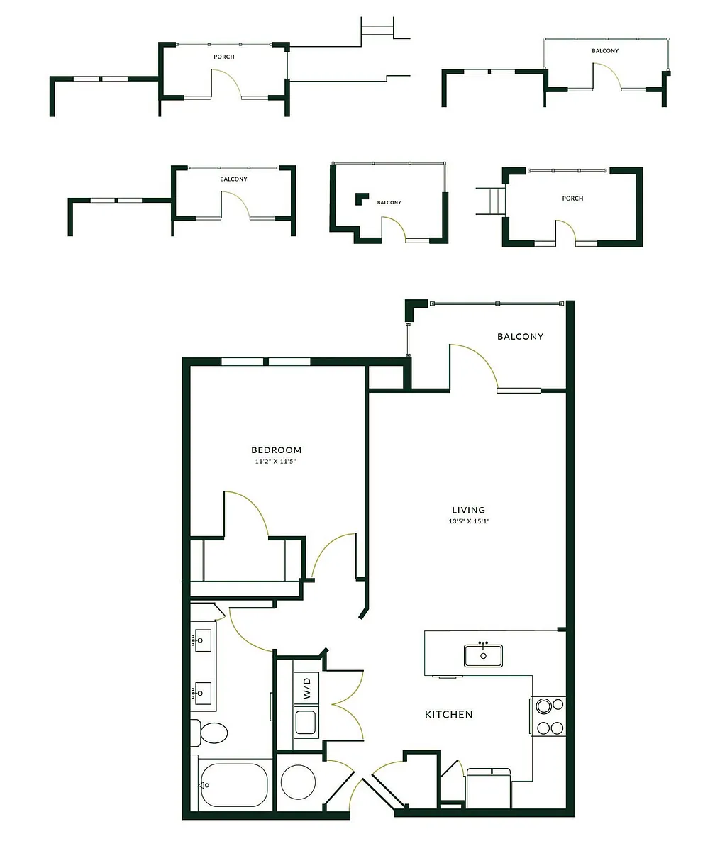 Floor plan A1K