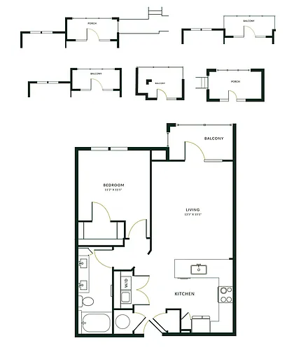Floor plan A1K