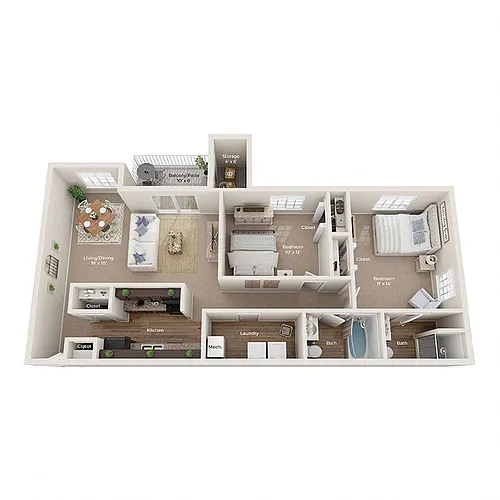 Floor plan C1c - Maple