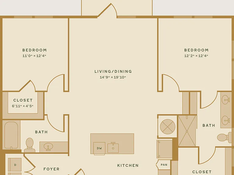 Crosswind floor plan Goddard Point Hope
