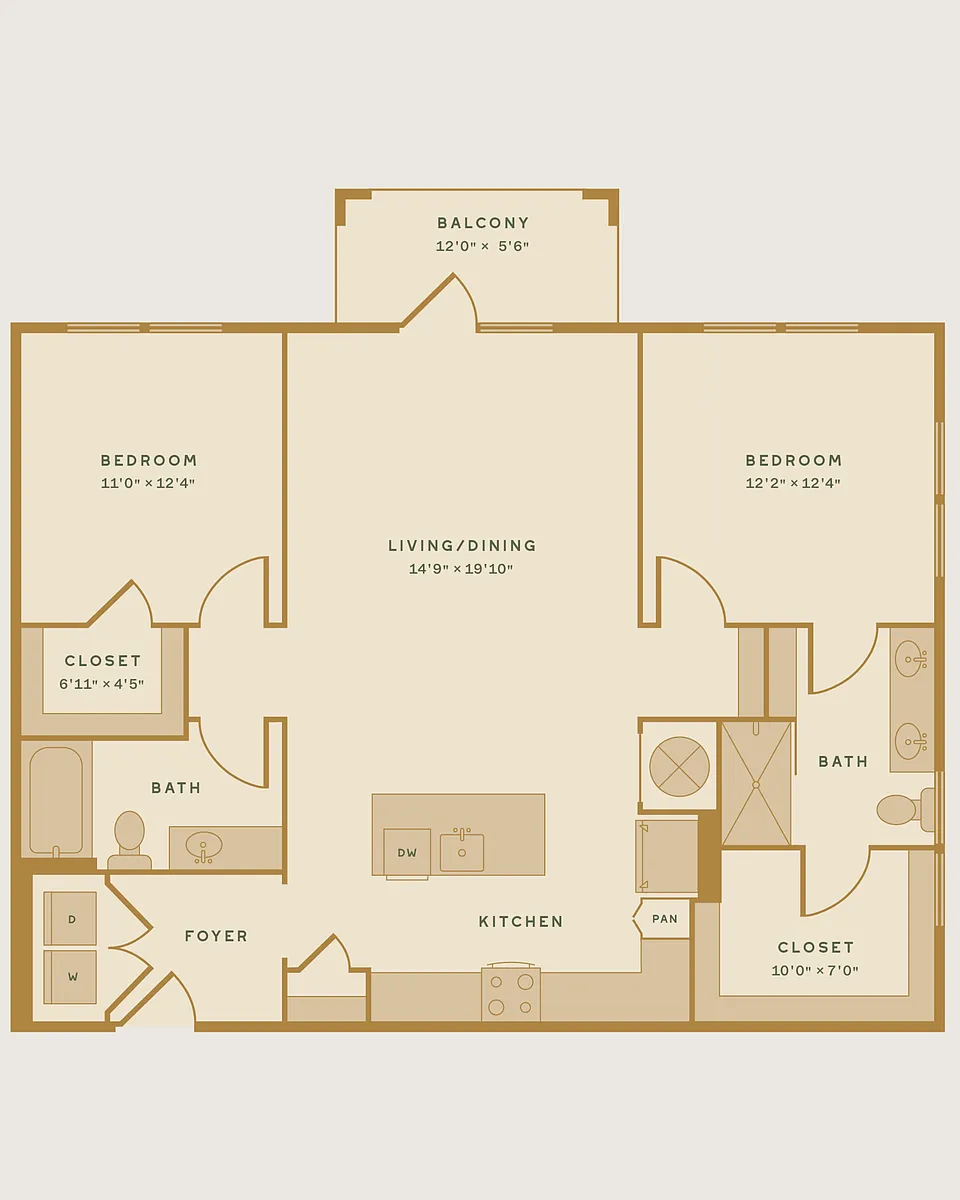 Floor plan Crosswind