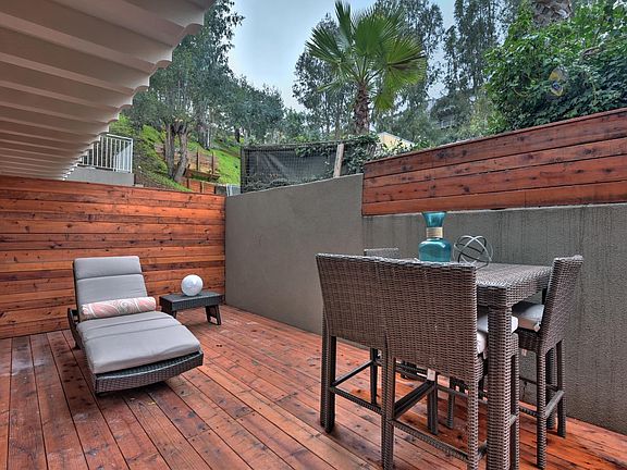 Large private deck