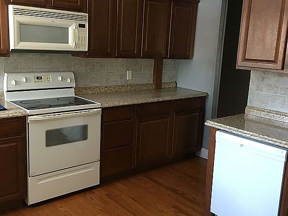 Kitchen back door view