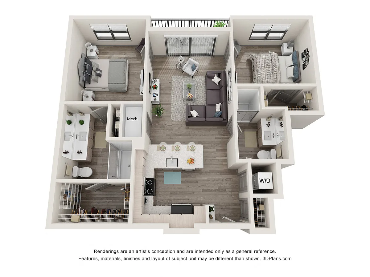 Floor plan 2B