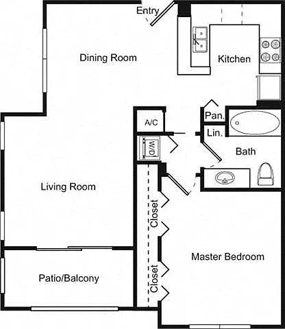Floor plan 1C