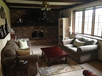 Family Room with Fireplace