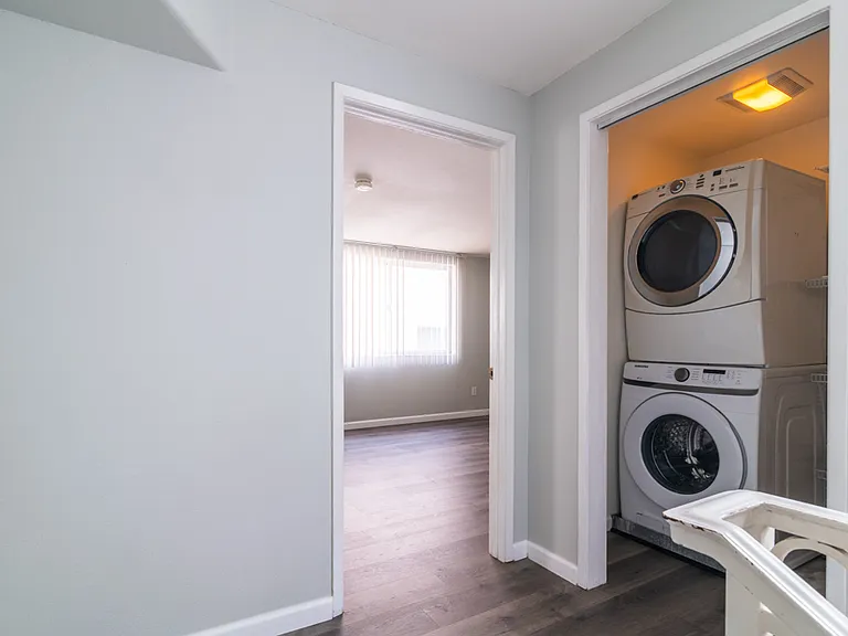 Laundry closet on third floor