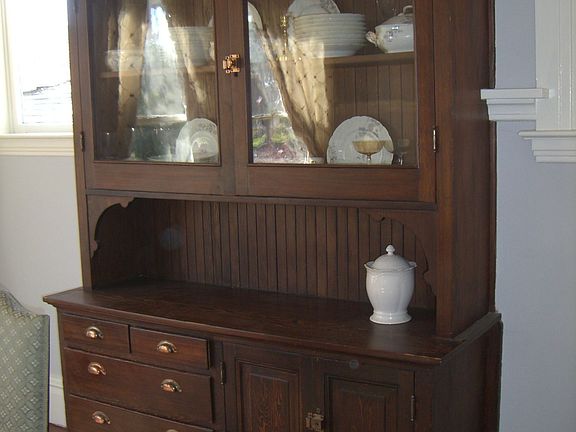 Built-In China Cabinet in Dining Room