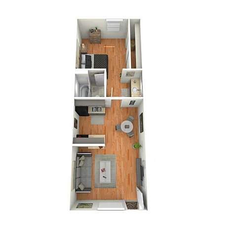 Floor plan 1X1