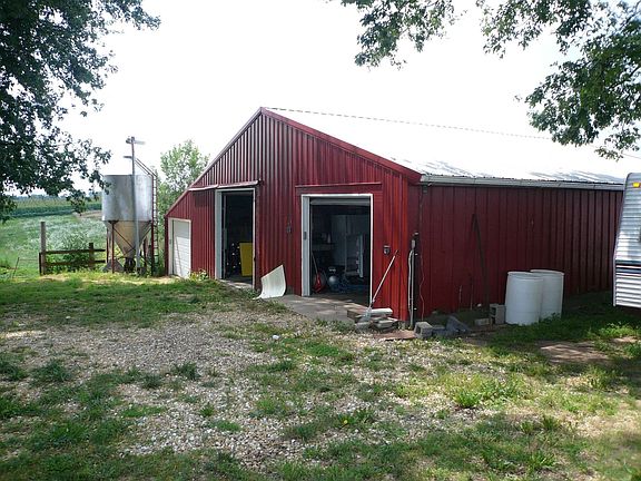 Large machine shed and other outbuildings for extra storage.