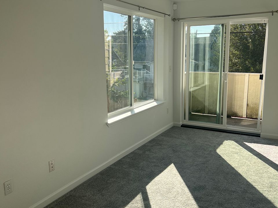 Living room enjoys lots of light