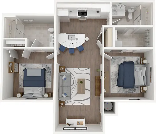 Floor plan 2 bedroom