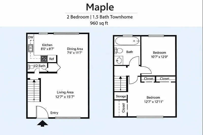 Floor plan Maple