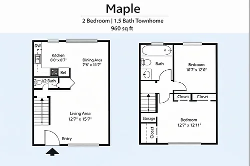 Floor plan Maple
