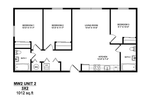 Floor plan 3x2A