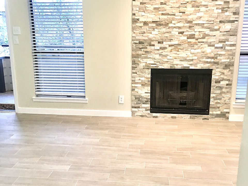 Living room fireplace