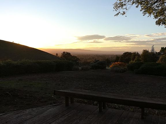 Spectacular sunset from deck