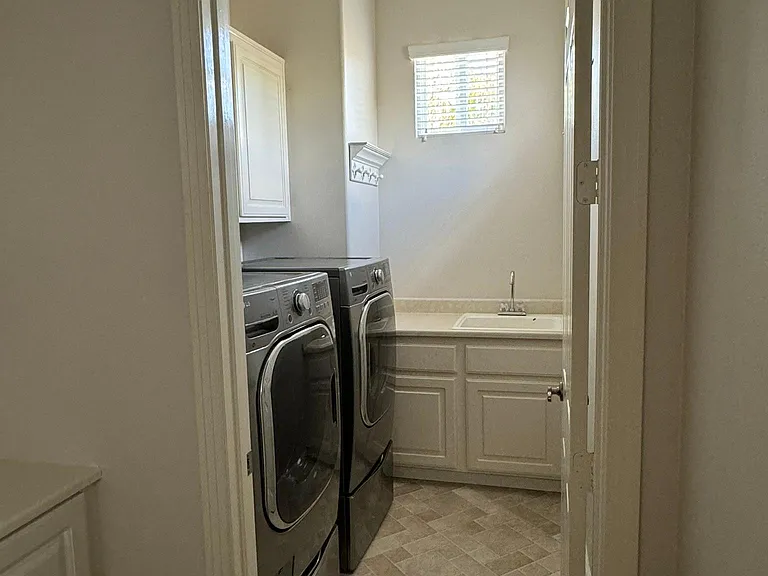 laundry room upstairs