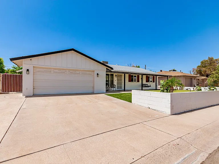 Attached garage and XL driveway for additional parking