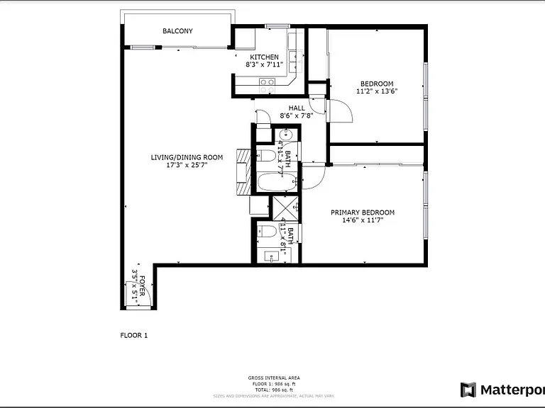2x2 Floor plan 2x2 Floor plan