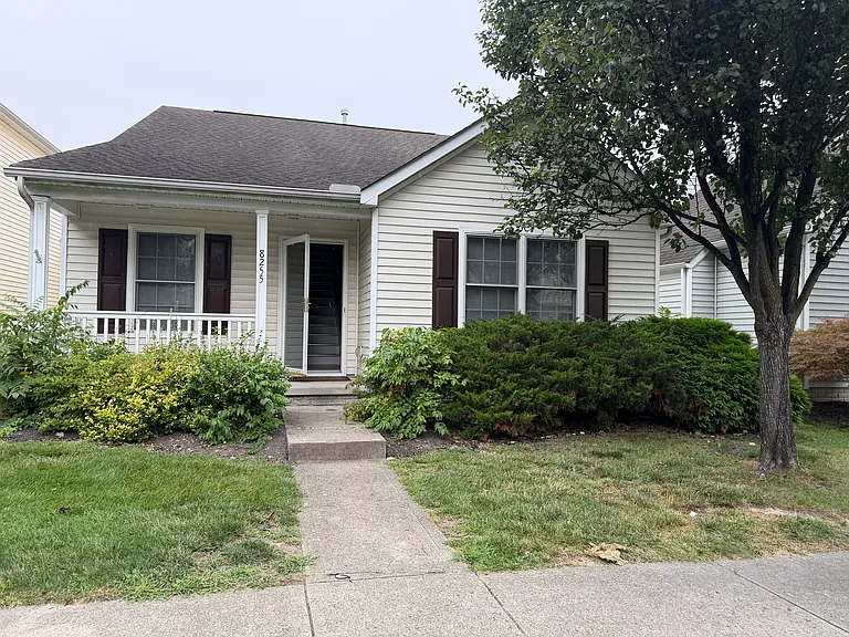 front view of the house
