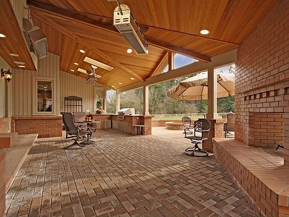 Cover Patio with Built in Heaters and skylights