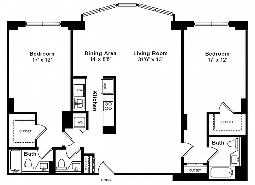 Floor plan The Flatiron