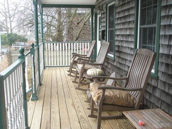 relaxing front porch