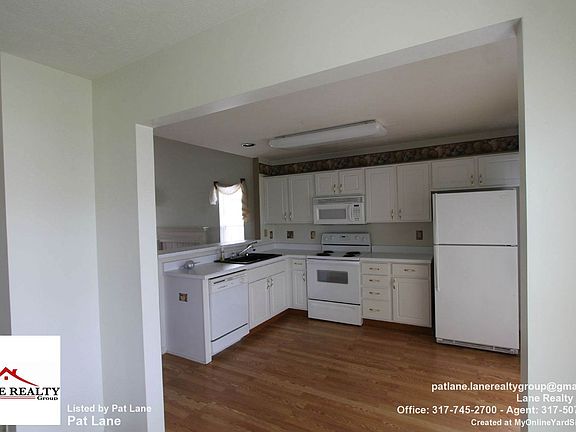 Eat in kitchen with patio doors and opens up to the great room.